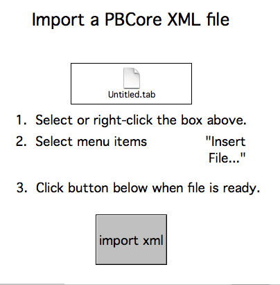 Importing an XML Document